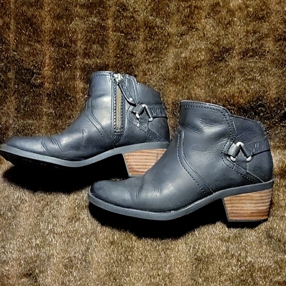 Teva Womens Ankle Boots, Black,  Size 7.5